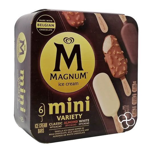 Magnum Mini Classic/Mandel/White 6er Pack