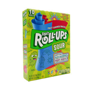 Fruit Roll Ups Sour Blue Raspberry Punch 140g