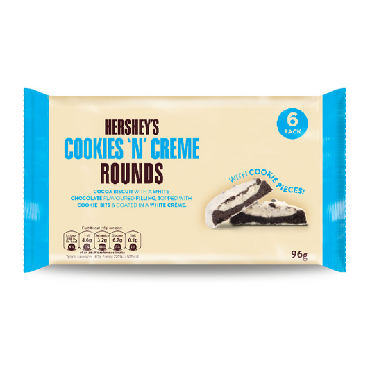 Hershey´s Cookies n Creme Rounds 6er 96g
