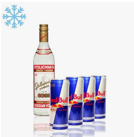 Stolich Vodka Redbull