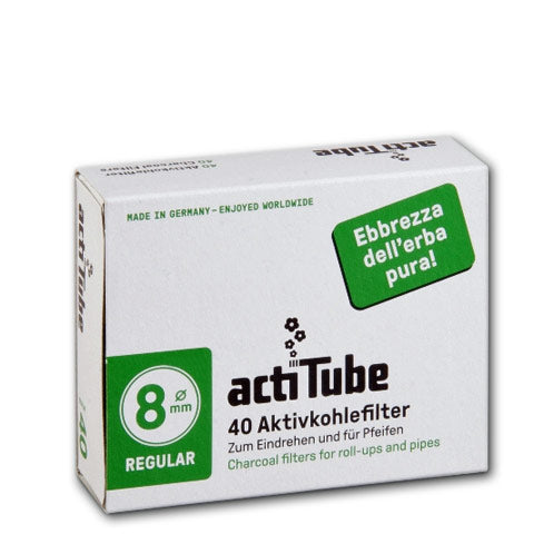 ActiTube Aktivkohlefilter 8mm - 40Stk.